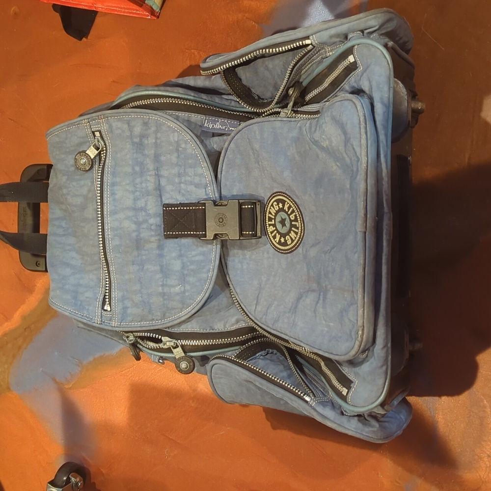 Vintage Kipling Rolling Backpack